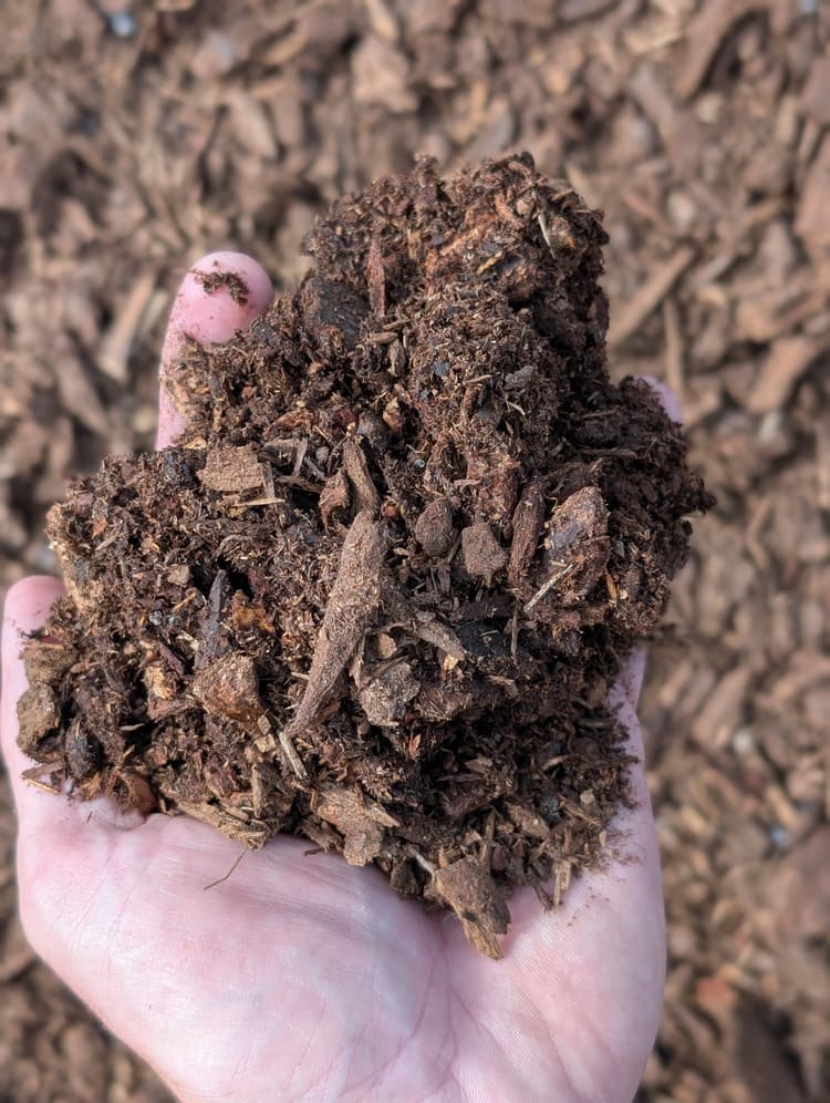 Douglas Fir Bark Mulch — Up close