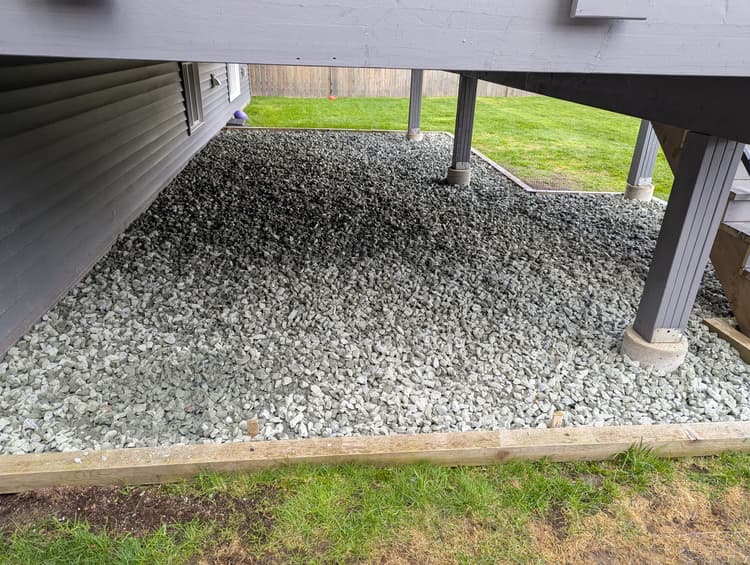 Green/Blue Landscape Rock 1½" — Finished on a project
