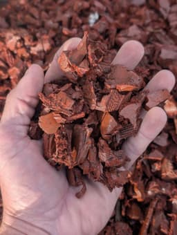 Red Rubber Mulch Nuggets